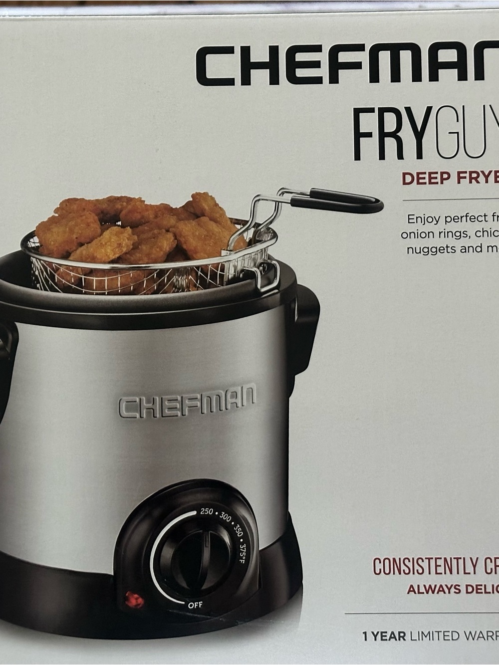 Chefman Stainless Deep Fryer in Silver